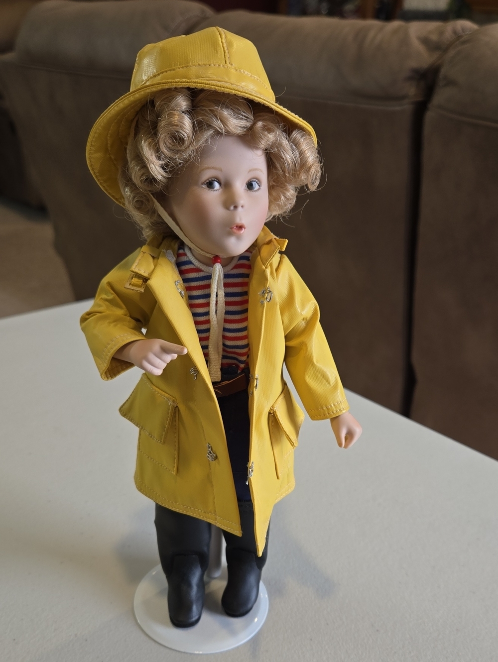 Danbury Mint Porcelain "Captain January" Doll